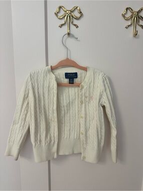 RL size 2T cream sweater
